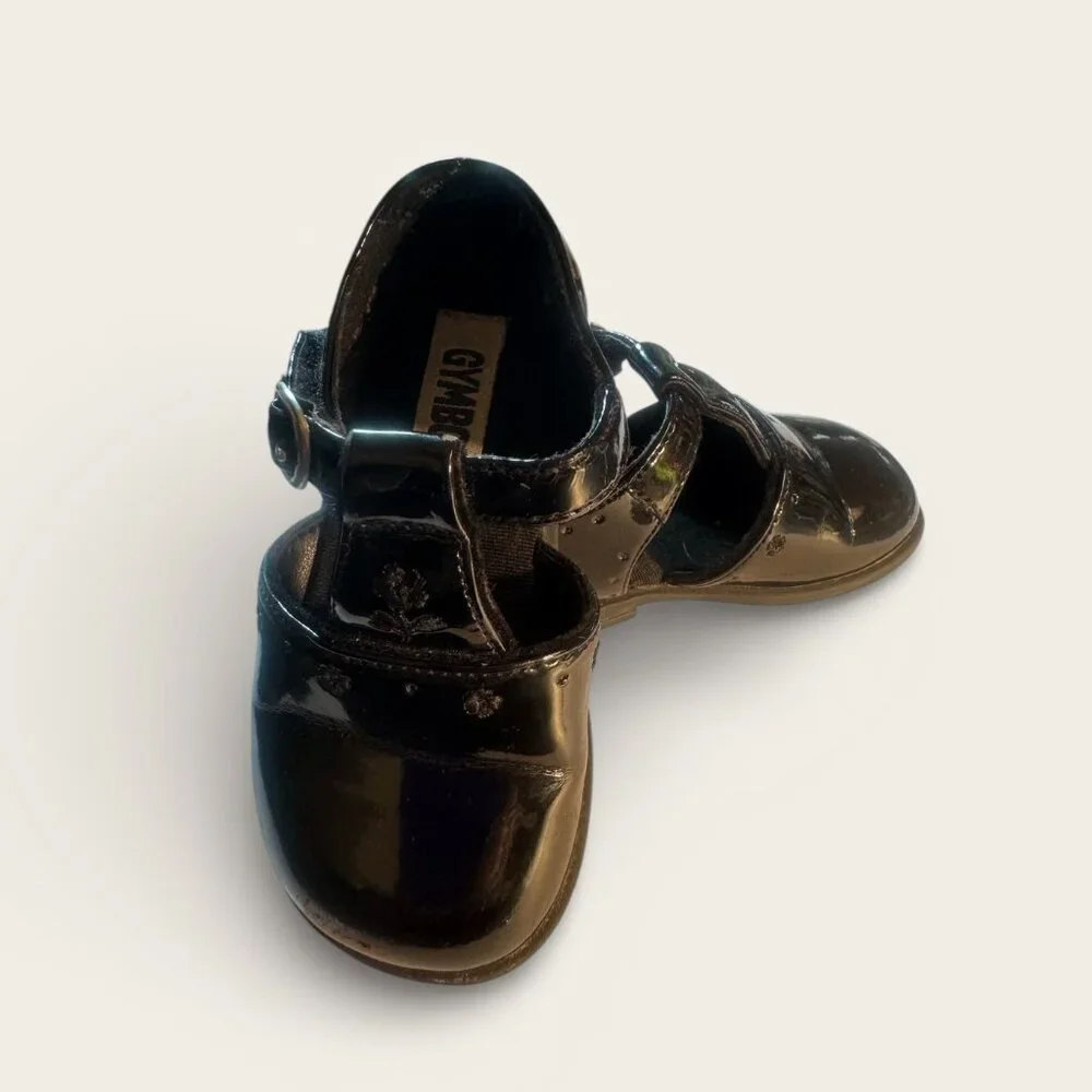 Gymboree BLACK PATENT Mary Janes Toddler Size 4